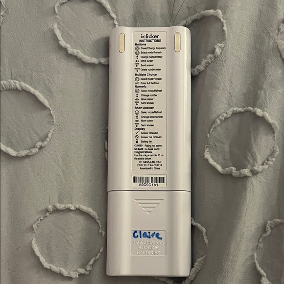 iClicker 2 Student Remote - Picture 3 of 4